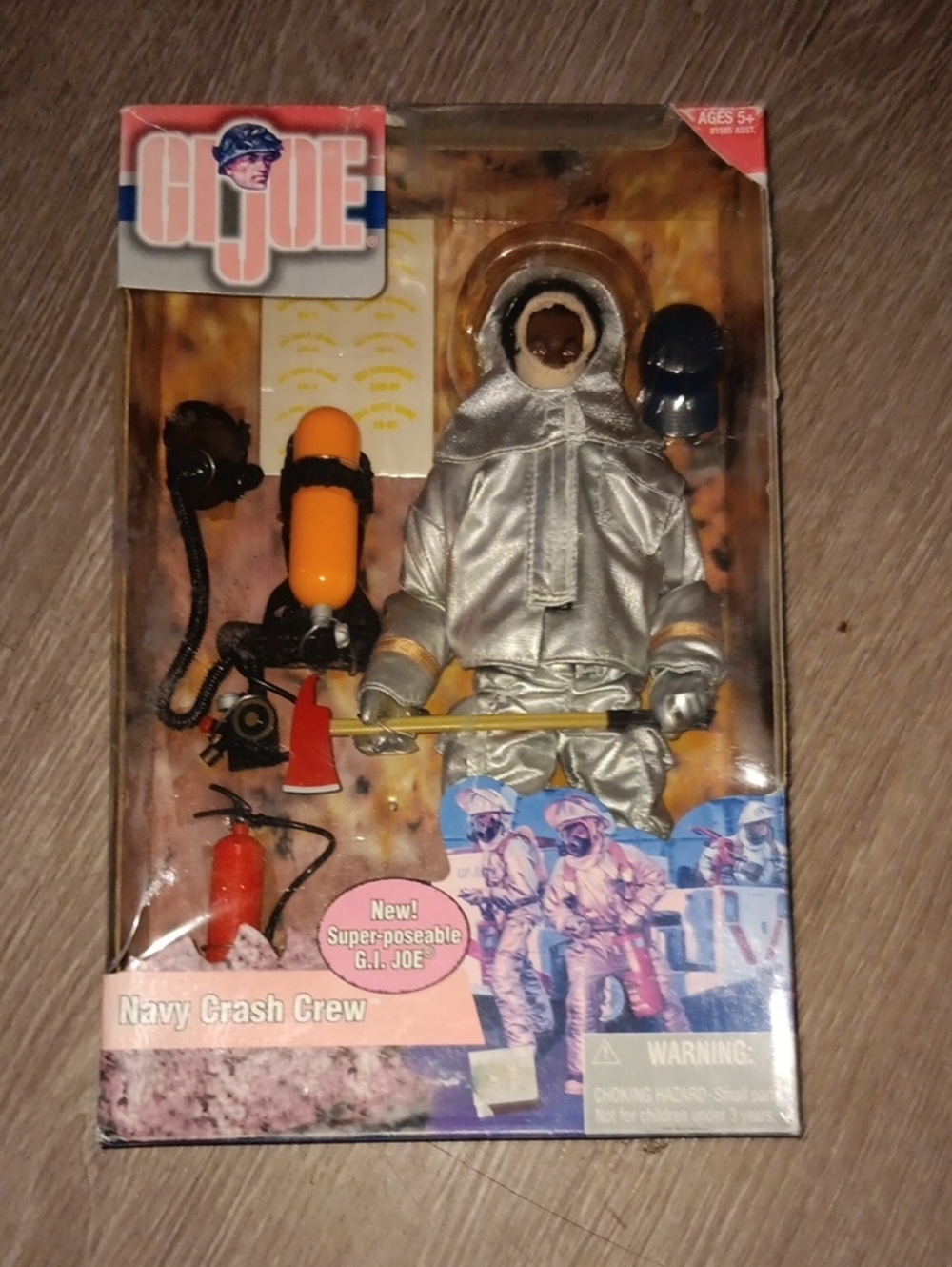 Hasbro G.I. Joe Navy Crash Crew Action Figure - Silver, Orange, Black, Red